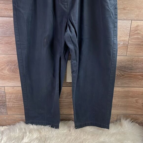 L.L.Bean Original Fit Ladies Size 10 Reg Black or possibly dark navyCotton Pants - Picture 3 of 7